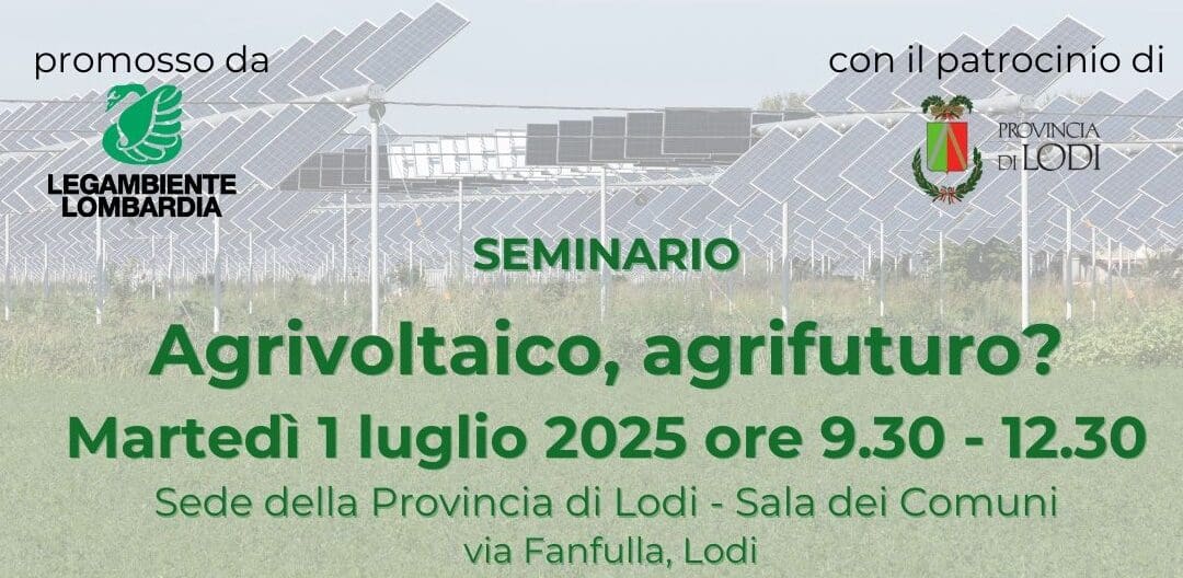 Agrivoltaico e futuro dell’agricoltura
