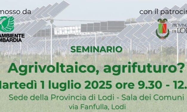 Agrivoltaico e futuro dell’agricoltura